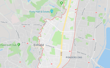 EN1 - Bush Hill Park, Bulls Cross, Enfield Town